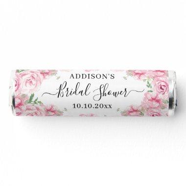 Elegant Watercolor Roses Bridal Shower Breath Savers® Mints