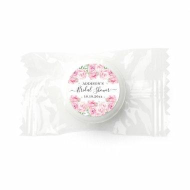 Elegant Watercolor Roses Bridal Shower Life Saver® Mints