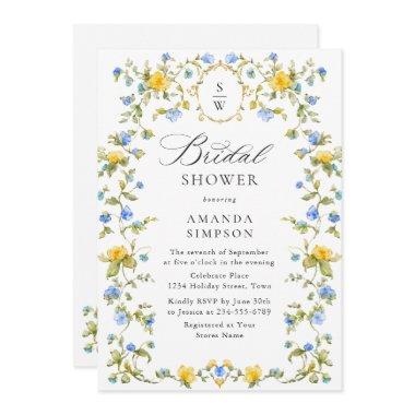 Elegant Watercolor Wild Flowers