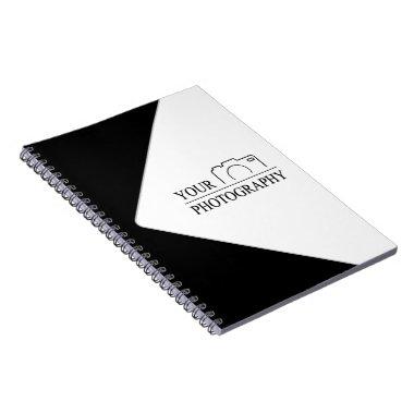 Elegant Wedding Add Personalized Photography Notebook
