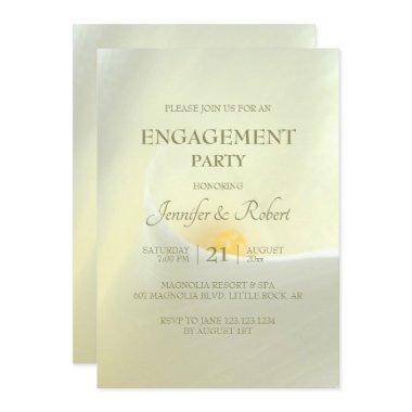 Elegant White Calla Lily Engagement