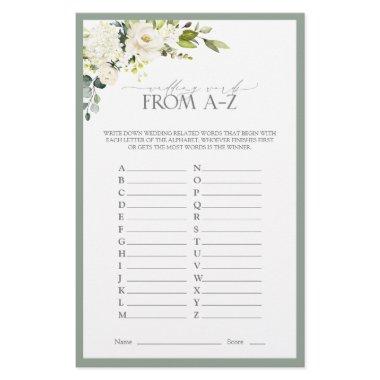 Elegant White Gray Green  Game