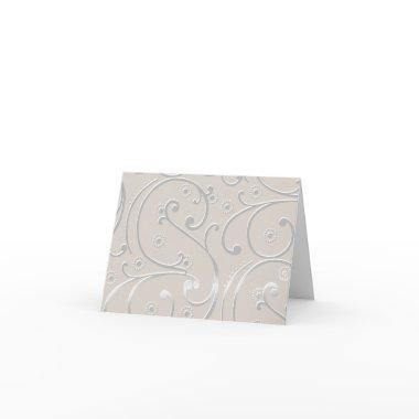 Elegant White Note Invitations