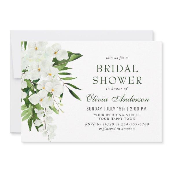 Elegant White Orchids Bohemian