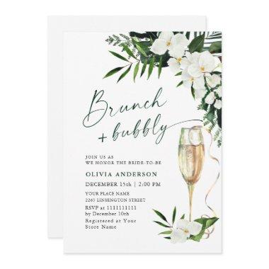 Elegant White Orchids Bohemian BRUNCH & BUBBLY
