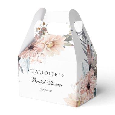 Elegant White & Pastel Boho Bridal Shower Favor Boxes