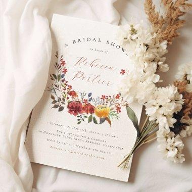 Elegant Wildflower Boho Floral Fall