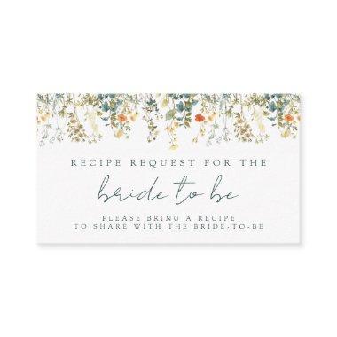 Elegant Wildflower  Recipe Enclosure