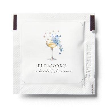 Elegant Wildflower Pearls & Prosecco  Hand Sanitizer Packet