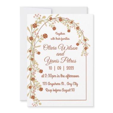 Elegant Wildflower Rustic Boho