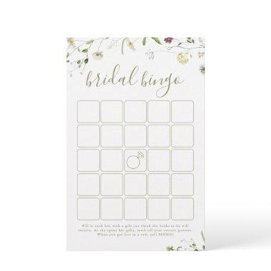 Elegant Wildflower Rustic  bingo game