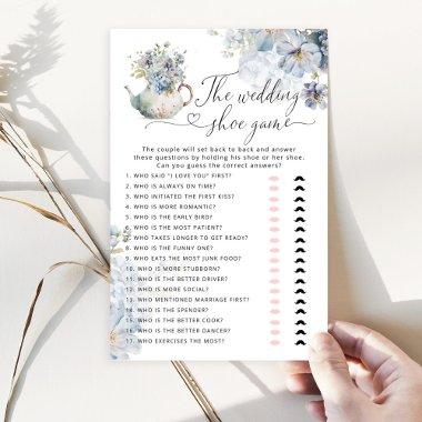 Elegant Wildflowers blue The wedding shoe game