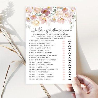 Elegant Wildflowers The wedding shoe game