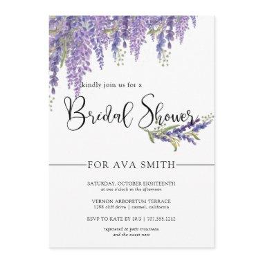 Elegant Wisteria tree Bridal Shower Invitations