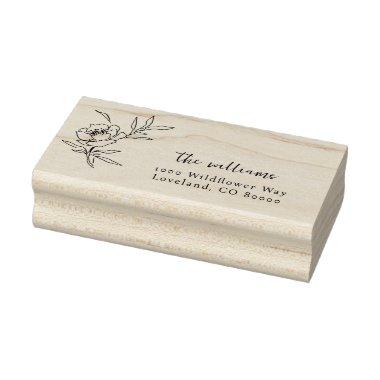 Elegant Wood Art Stamp