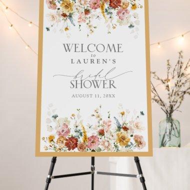 Elegant Yellow Wildflower  Welcome Foam Board