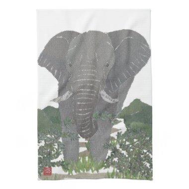 Elephant, Africa, Animal, Wildlife Towel