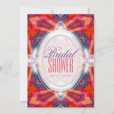 Elka Geometric Princess Bridal Shower Invitations