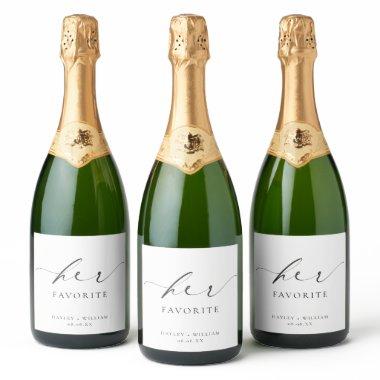 Ellesmere Her Favorite Favor Sparkling Wine Label