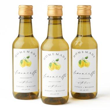 Ellesmere Limoncello Favor Wine Label