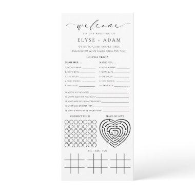 Ellesmere Minimalist Wedding Quiz and