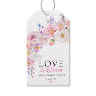 Eloise Pink Floral Love In Bloom  Gift Tags