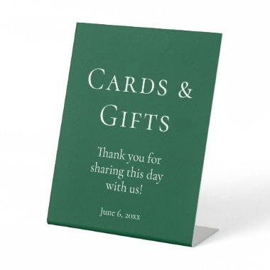 Emerald Green  and Gifts  Pedestal Sign