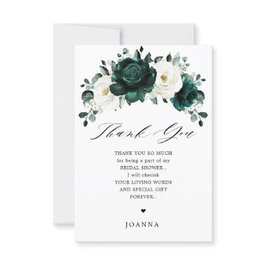 Emerald Greenery Eucalyptus White   Thank You