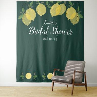 Emerald Lemons  Photo Booth Backdrop