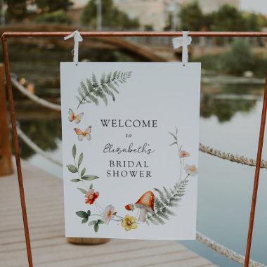Enchanted Forest Mushroom  Welcome Foam Board