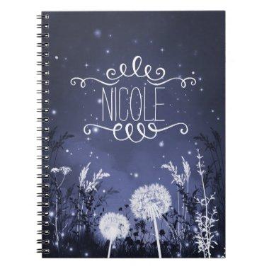Enchanted Twilight Sky Stars & Foliage Journal