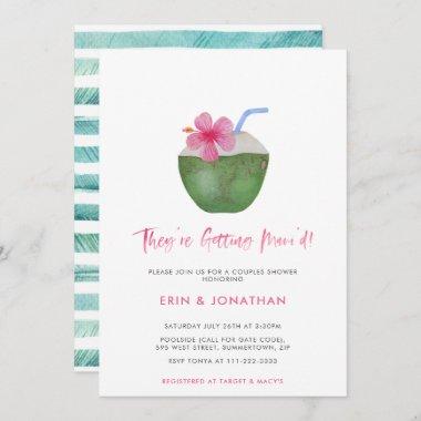 Engagement Party Coed Couples Shower Maui Wedding Invitations