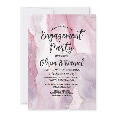 Engagement Party Geode Crystal Couples Shower Pink