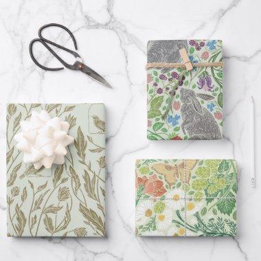 English Garden Medley Wrapping Paper Sheets