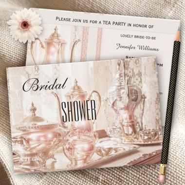 English High Tea Bridal Shower Invitations