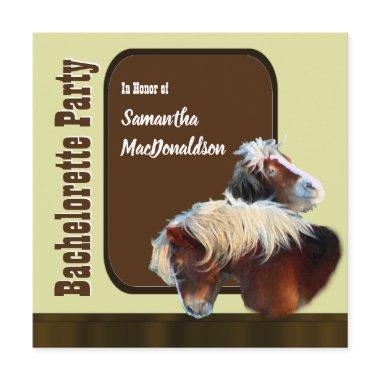 Equestrian horse bachelorette party