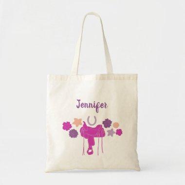 Equestrians, Horseback Riding Themed Personalized Tote Bag