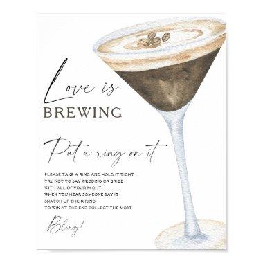 Espresso  Put a ring on it game Poster