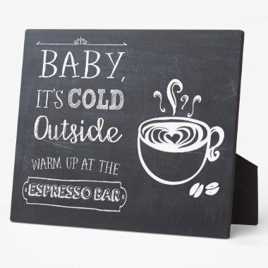 Espresso Coffee Bar Sign Plaque