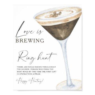 Espresso martini  Ring hunt game Poster