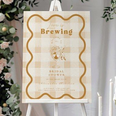 Espresso Martini Love is Brewing  Foam Board