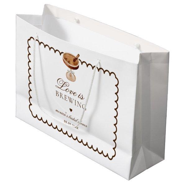 Espresso Martini Love is Brewing  Large Gift Bag