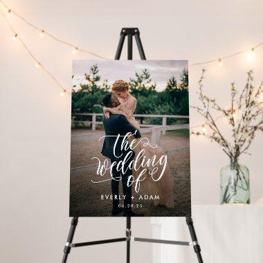 Eternal Bliss EDITABLE COLOR Photo Wedding Sign