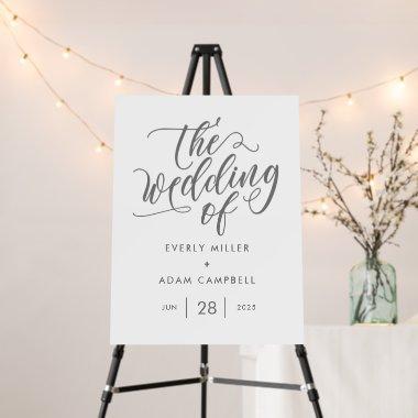 Eternal Bliss EDITABLE COLOR Wedding Welcome Sign