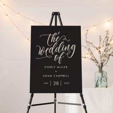 Eternal Bliss EDITABLE COLOR Wedding Welcome Sign