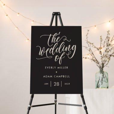 Eternal Bliss EDITABLE COLOR Wedding Welcome Sign