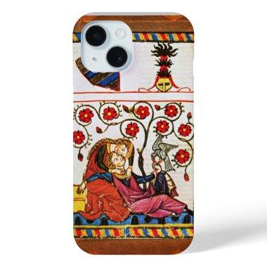 ETERNAL LOVE Medieval Miniature Parchment iPhone 15 Case