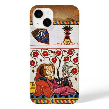 ETERNAL LOVE MONOGRAM parchment Case-Mate iPhone 14 Case