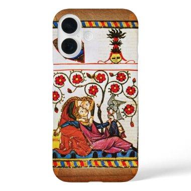 ETERNAL LOVE MONOGRAM parchment iPhone 16 Case
