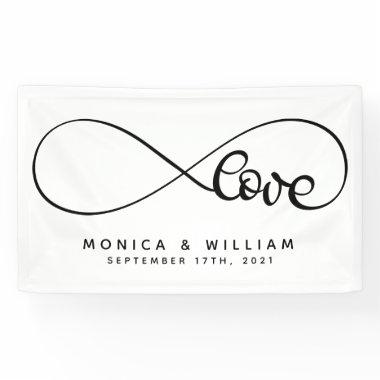 Eternal Love Symbol | Add Your Name & Date Banner